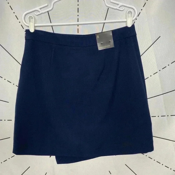 Banana Republic Navy Blue Button Detail Mini Skirt - Picture 4 of 8